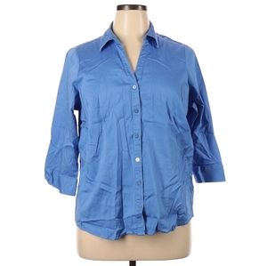 212 Collection Blouse, Size 1X, Blue